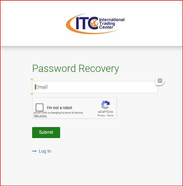 ITC Password Recovery
