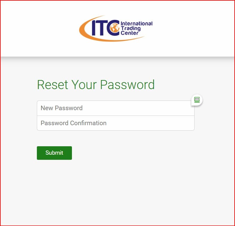 Reset password