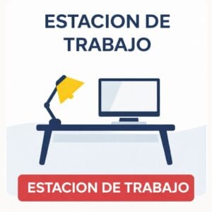 Estación de trabajo en Estados Unidos.