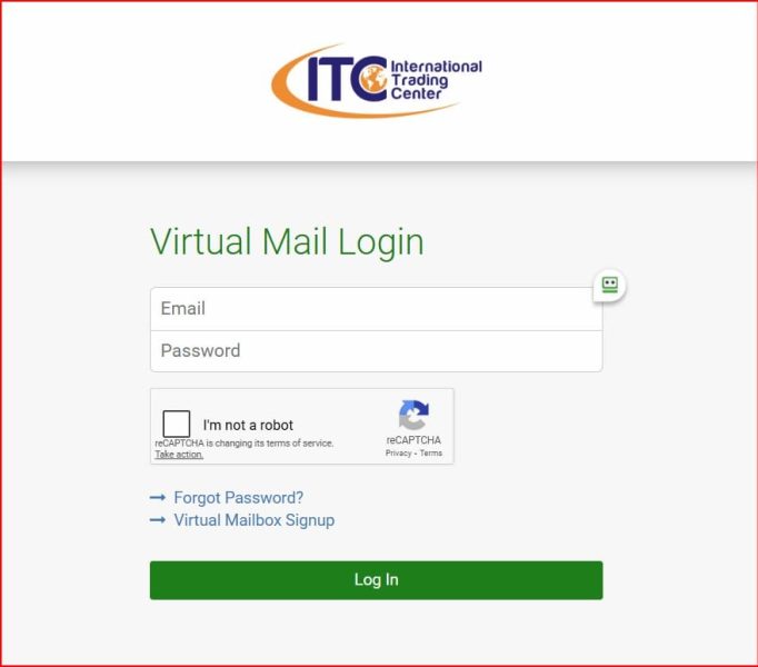 ITC Virtual Mail Login